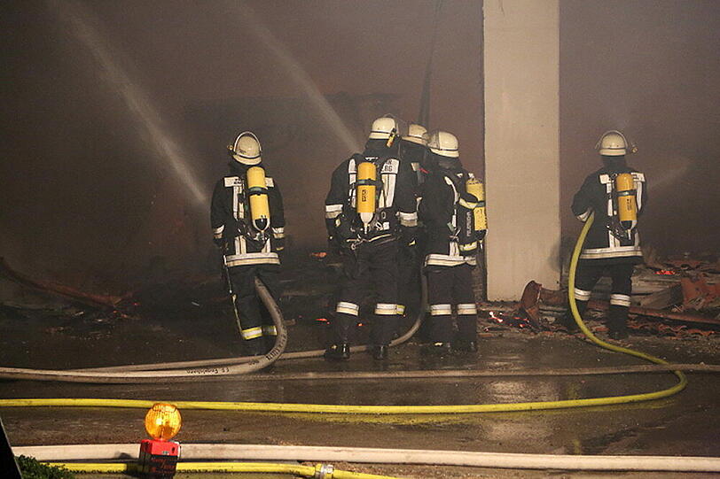 Bilder vom Großbrand in Engelsberg.