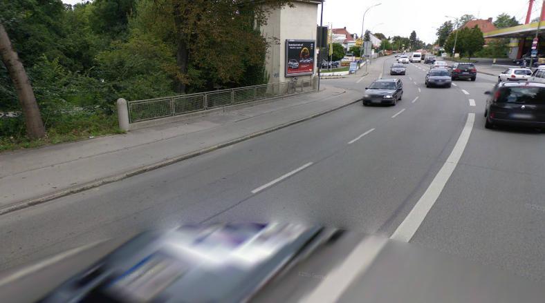 Genau an dieser Stelle verläuft der Fuß- und Radweg unter der Verdistraße.