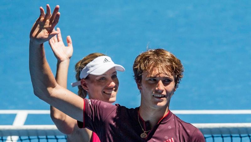 Die deutschen Tennis-Asse Angelique Kerber und Alexander Zverev wollen in New York wieder angreifen. Die deutschen Tennis-Asse Angelique Kerber und Alexander Zverev wollen in New York wieder angreifen.