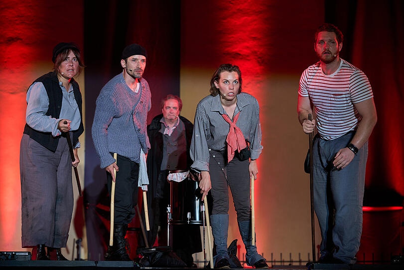 Das Ensemble Persona spielt "Moby Dick" nach Herman Melville.