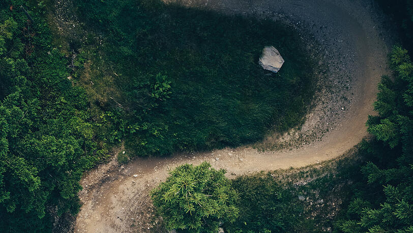 Auch Mountainbikerinnen und Biker kommen voll auf Ihre Kosten.