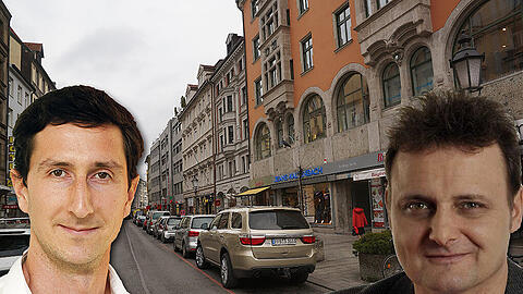 Autos raus aus der Sendlinger Straße? AZ-Rathausreporter Florian Zick (l.) und Vizechefredakteur Thomas Müller sind unterschiedlicher Meinung.