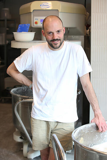 Julius Brantner in seiner Backstube.