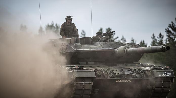 Die Ukraine drängt auf die Lieferung von Leopard-Panzern.