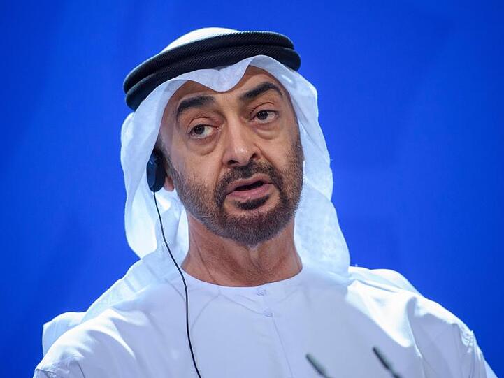 Der Kronprinz von Abu Dhabi, Mohammed bin Said Al Nahjan.