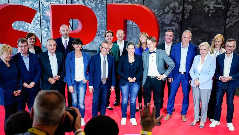 Die Kandidaten für den SPD-Vorsitz.
