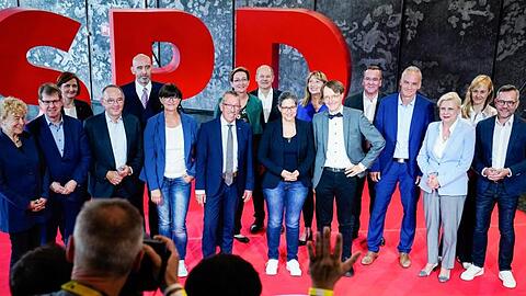 Die Kandidaten für den SPD-Vorsitz.