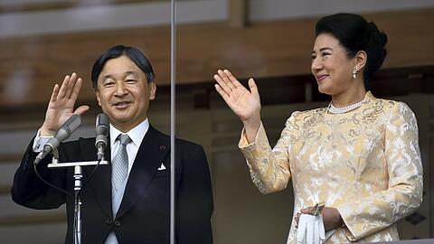 Japans Kaiser Naruhito und Kaiserin Masako