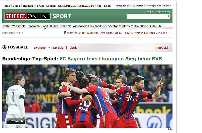 Ein knapper Sieg war es für Spiegel-Leser.