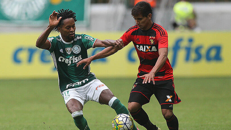 Ex-Bayern-Profi Zé Roberto (links) war eine der Stützen von SE Palmeiras beim Gewinn der brasilianischen Meisterschaft. Ex-Bayern-Profi Zé Roberto (links) war eine der Stützen von SE Palmeiras beim Gewinn der brasilianischen Meisterschaft.