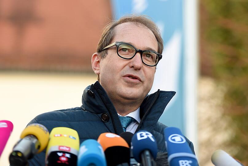Alexander Dobrindt bei der CSU-Winterklausur 2018 in Kloster Seeon.
