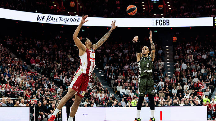 Sicher für drei Punkte: Shabazz Napier.