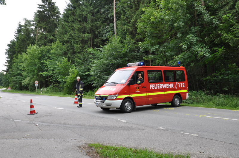 Der Wagen zerschellte an einem Baum - der Fahrer starb an der Unfallstelle.