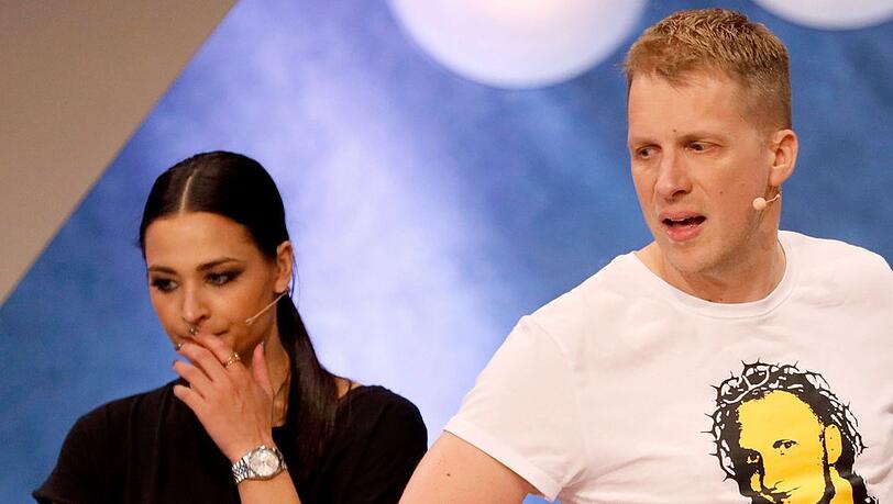 Amira und Oliver Pocher bei einem gemeinsamen TV-Auftritt.