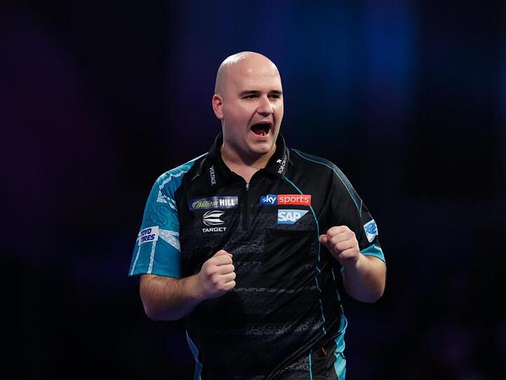 Steht in London im Achtelfinale: Rob Cross.