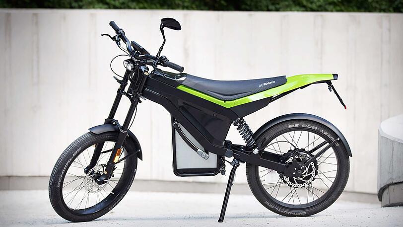 Wo sonst der Motor sitzt, ist beim Elmoto Loop der Akku untergebracht.