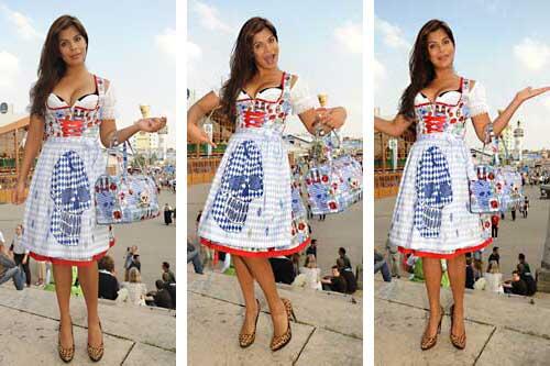 Das schicke Totenkopf-Dirndl: der garantierte Hingucker auf der Wiesn