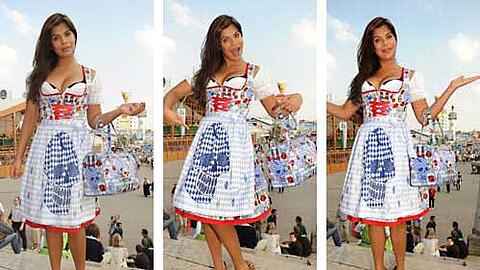 Das schicke Totenkopf-Dirndl: der garantierte Hingucker auf der Wiesn