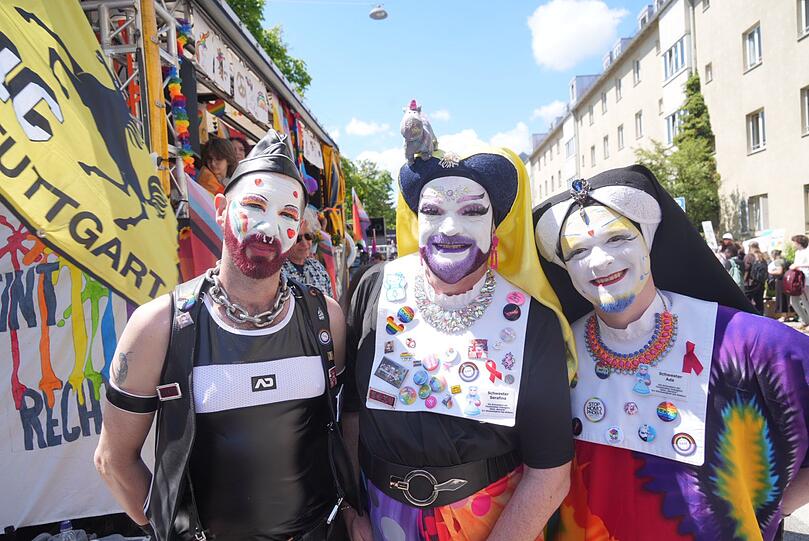 Francesco und Freunde beim CSD.