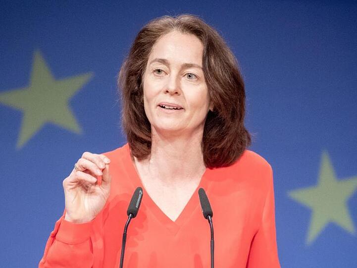 Katarina Barley (SPD), Bundesministerin der Justiz und für Verbraucherschutz und SPD-Spitzenkandidatin für die Europawahl.