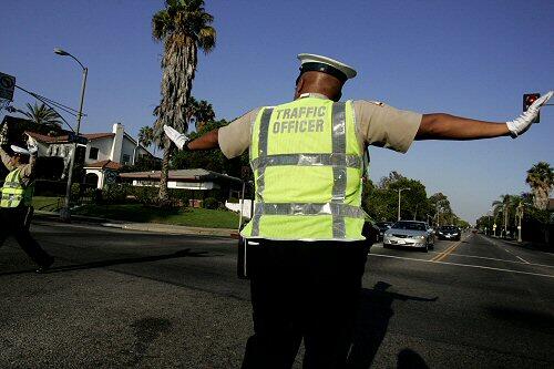 Polizist in Los Angeles