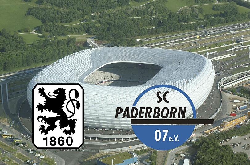 Der TSV 1860 München empfängt den SC paderborn in der Allianz Arena.