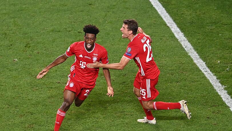 Der „King“ krönt sich im Finale der Champions League selbst: Kingsley Coman jubelt nach seinem Tor zum 1:0 gegen PSG – und wird zum "Man of the Match" gewählt. Der „King“ krönt sich im Finale der Champions League selbst: Kingsley Coman jubelt nach seinem Tor zum 1:0 gegen PSG – und wird zum "Man of the Match" gewählt.