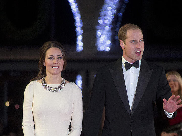 Herzogin Kate und Prinz William bei der "Britain Long Walk to Freedom UK"  Premiere