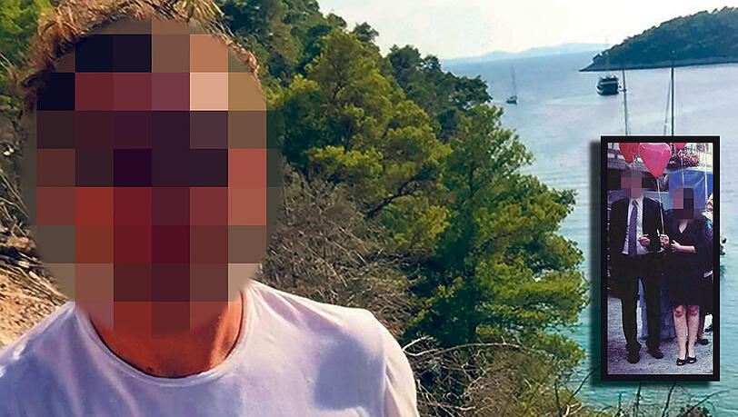 Konstantin V. (32) sitzt unter Mordverdacht in Untersuchungshaft. Er und seine Freundin Beatrice 2014 bei einer Hochzeit (kleines Foto). Konstantin V. (32) sitzt unter Mordverdacht in Untersuchungshaft. Er und seine Freundin Beatrice 2014 bei einer Hochzeit (kleines Foto).
