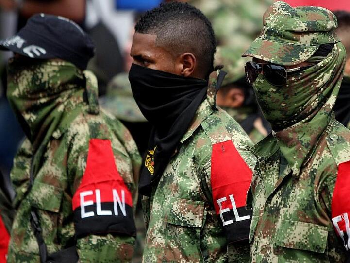 Rebellen der kolumbianischen Guerillagruppe ELN.