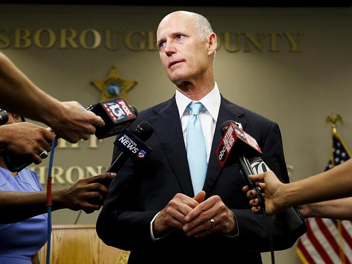 Rick Scott geht für den US-Bundesstaat Florida in den Senat. Sein demokratischer Konkurrent Bill Nelson hat seine Niederlage eingeräumt.