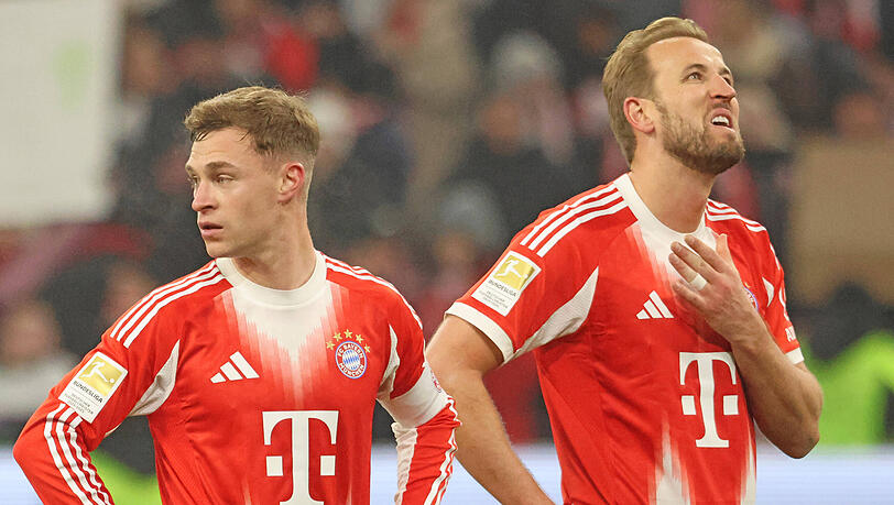 Ein Tag zum Vergessen: Die Bayern-Stars Joshua Kimmich (l.) und Harry Kane.