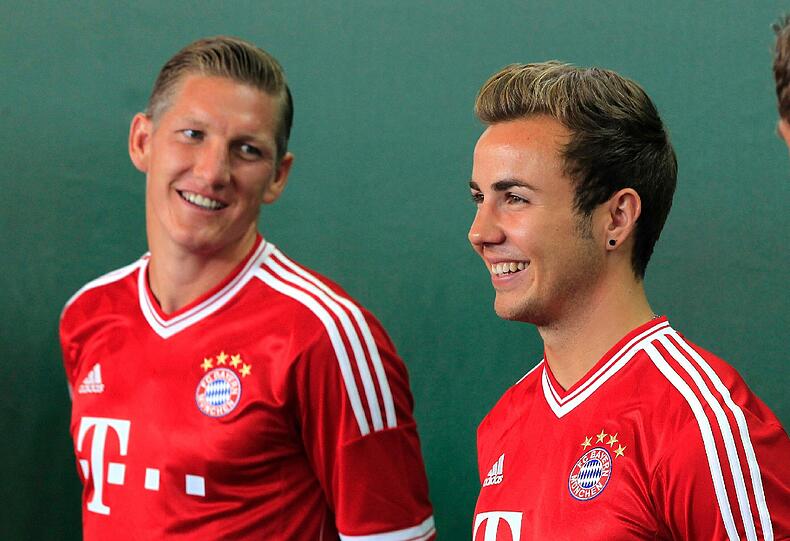 Weitere Fotos vom Bayern-Foto-Shooting.