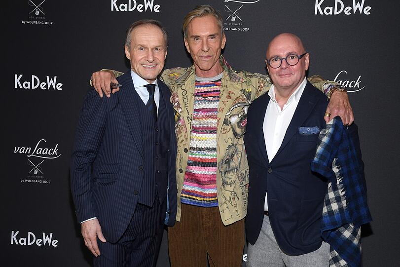 Christian von Daniels, Wolfgang Joop und Andre Mäder