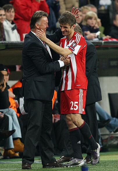 "Müller spielt immer", sagte van Gaal bereits 2009 über den jetzigen Weltstar. "Müller spielt immer", sagte van Gaal bereits 2009 über den jetzigen Weltstar.