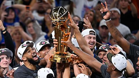 Die New York Knicks sind NBA-Chamion.