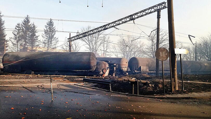 Die Explosion hinterlässt ein Bild der Verwüstung in dem bulgarischen Ort.