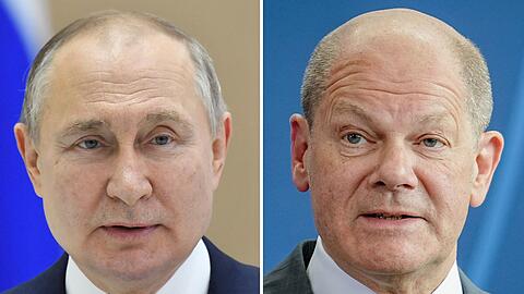 Russlands Präsident Wladimir Putin und Bundeskanzler Olaf Scholz haben nach Angaben aus Moskau wieder miteinander telefoniert.
