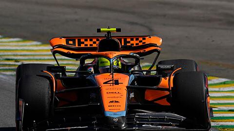 Bereitet sich auf die Kälte in Las Vegas vor: Lando Norris.