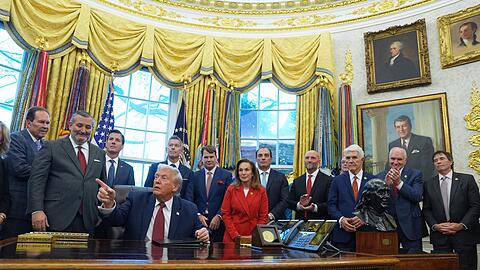 US-Präsident Donald Trump hält nichts von den Kraftstoffverbrauchsvorgaben seines Vorgängers Joe Biden.