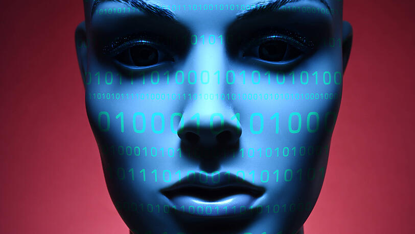 Eine Frauenfigur als Symbol für Künstliche Intelligenz: Der Markt wird von milliardenschweren Anbietern in den USA beherrscht. Eine Frauenfigur als Symbol für Künstliche Intelligenz: Der Markt wird von milliardenschweren Anbietern in den USA beherrscht.