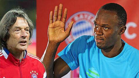 Usain Bolt lässt sich von Müller-Wohlfahrt behandeln.
