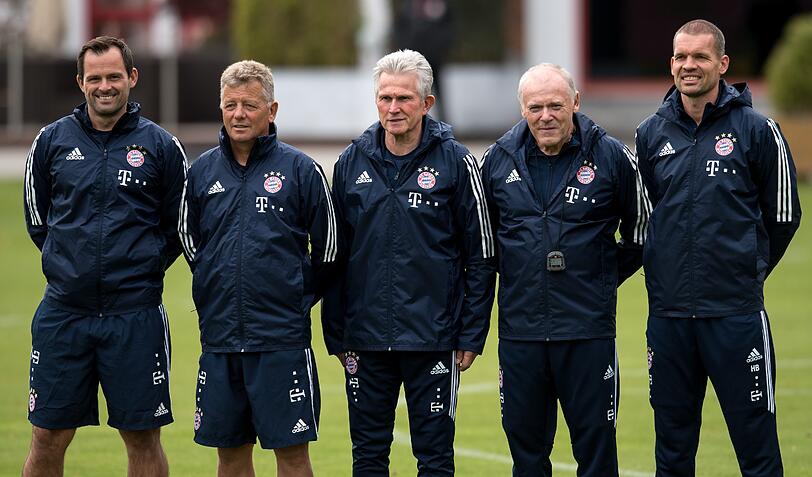Die Bilder vom ersten Training unter Jupp Heynckes.