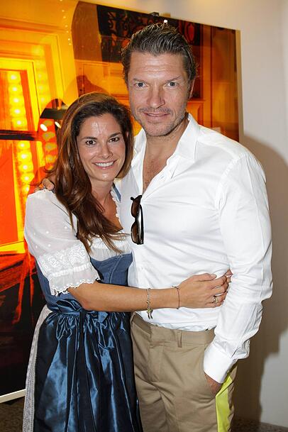 Hardy Kr&uuml;ger jr. mit Ex-Frau Kathrin.