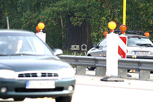 Viel Bewegung und Kontrolle auf der Garmischer Autobahn