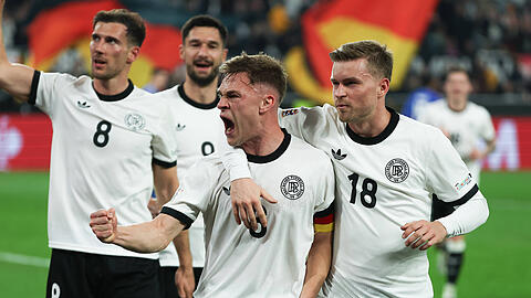 Ging mit einer starken Leistung voran: DFB-Kapitän Joshua Kimmich.