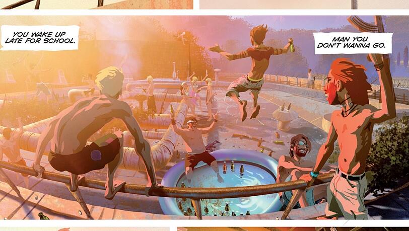 Ein bisschen Spaß muss im Coming-of-Age-Comic schon sein. Ein bisschen Spaß muss im Coming-of-Age-Comic schon sein.