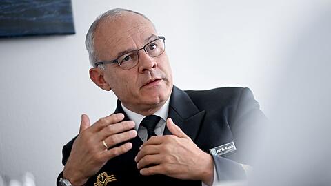 Der Inspekteur der Deutschen Marine, Vizeadmiral Jan Christian Kaack.
