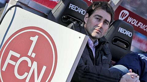Nürnberg-Trainer René Weiler vor dem Spiel gegen die Löwen.