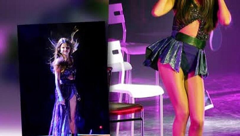 Wechselnde heiße Outfits bei Selena Gomez' Tour-Auftakt Wechselnde heiße Outfits bei Selena Gomez' Tour-Auftakt